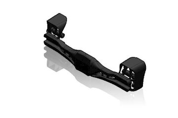 Rear spoiler Dynamica Anti-launch mini RC compl.