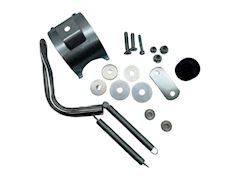 Exhaust cup compleet with bracket Mini
