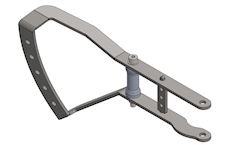 Iron clutch lever black