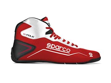 Kart schoenen Sparco K-Pole rood/wit