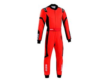 Sparco thunder advanced overall rood/zwart