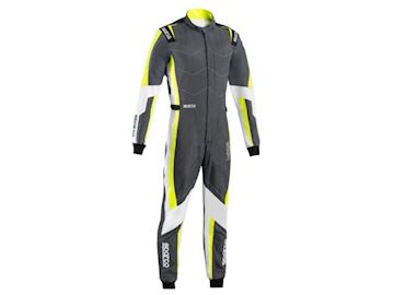 Sparco raceoverall K48 Kerb Advanced donkergrijs/fluo geel