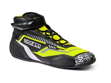 Sparco kartschoenen K-Rock zwart/fluo geel