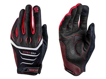 Sparco handschoenen Hypergrip zwart/rood