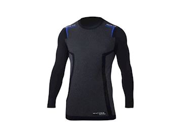 Sparco K-Carbon ondershirt blauw lange mouwen