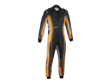 Sparco raceoverall K50 Superleggera-K zwart/fluo oranje