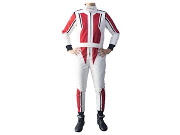 Arroxx Level 2 overall wit/rood/zwart