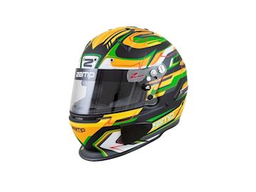 Zamp helm RZ 70E switch zwart/groen/geel