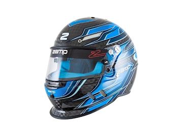 Zamp helm RZ 67D Carbon blauw