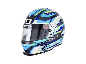 Zamp helm RZ 48 Youth Carbon blauw
