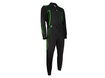 Speed overall Imola RS2 zwart/neongroen