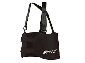 Speed Jena ribvest zwart
